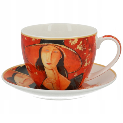 Šolja sa tacnom - Modigliani, Woman in a Hat, 250 ml