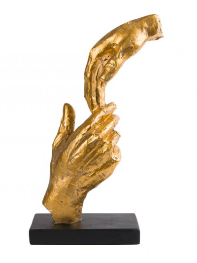 Skulptura - Two Hands Gold
