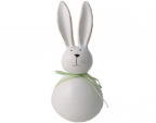 USK dekoracija - White Ceramic Rabbit, 13 cm