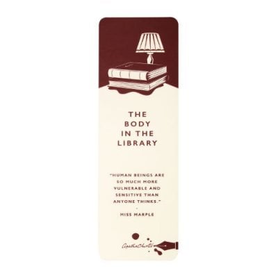 Bukmarker - Agatha Christie, The Body in the Library