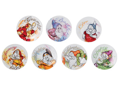 Dezertni tanjiri set 7 - Disney, The Seven Dwarfs
