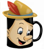 Šolja Shaped - Disney, Pinocchio, 400 ml