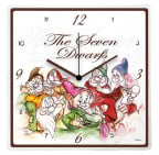 Zidni sat - Disney, The Seven Dwarfs