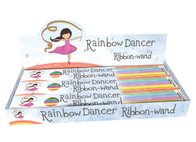 Gimnastička traka na štapiću - Rainbow Dancer