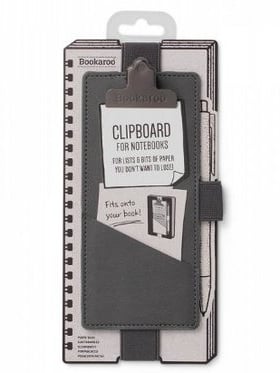 Futrola za agende - Bookaroo, Clipboard for Notebooks, Charcoal