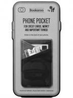 Futrola za mobilni - Bookaroo, Phone Pocket, Charcoal